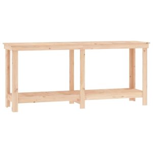 Banc de lucru, 180x50x80 cm, lemn masiv pin