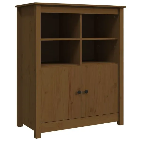 Servantă, maro miere, 83×41,5×100 cm, lemn masiv de pin