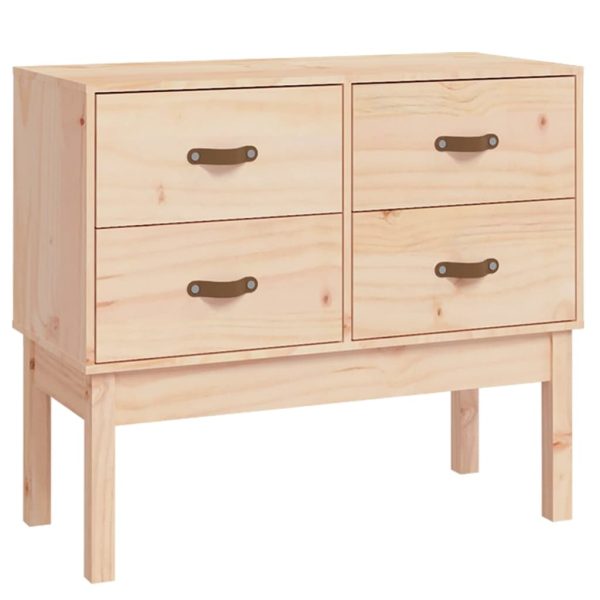 Dulap consolă, 90x40x78 cm, lemn masiv de pin