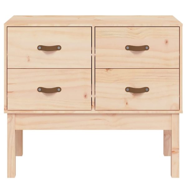 Dulap consolă, 90x40x78 cm, lemn masiv de pin