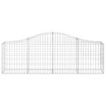 Coșuri gabion arcuite 3 buc, 200x30x60/80 cm, fier galvanizat