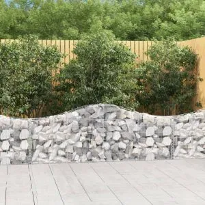 Coșuri gabion arcuite 6 buc