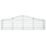Coșuri gabion arcuite 18 buc., 200x50x40/60 cm, fier galvanizat