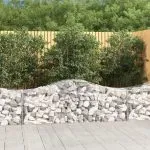 Coșuri gabion arcuite 5 buc, 200x50x60/80 cm, fier galvanizat