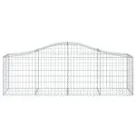 Coșuri gabion arcuite 30 buc, 200x50x60/80 cm, fier galvanizat