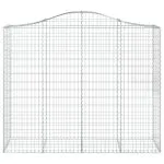 Coșuri gabion arcuite 3 buc, 200x50x160/180 cm, fier galvanizat