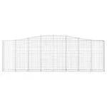 Coșuri gabion arcuite 3 buc. 400x30x120/140cm fier galvanizat