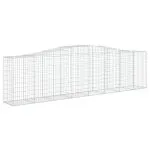Coșuri gabion arcuite 10 buc, 400x50x100/120 cm fier galvanizat