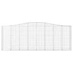 Coșuri gabion arcuite 5 buc, 400x50x140/160 cm, fier galvanizat