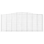Coș gabion arcuit, 10 buc, 400x50x160/180 cm, fier galvanizat