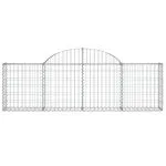 Coșuri gabion arcuite 8 buc, 200x30x60/80 cm, fier galvanizat