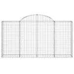 Coșuri gabion arcuite 20 buc, 200x30x100/120 cm fier galvanizat