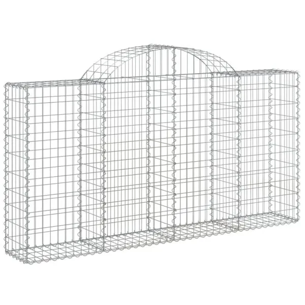 Coșuri gabion arcuite 30 buc, 200x30x100/120 cm fier galvanizat