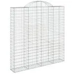 Coșuri gabion arcuite, 10 buc 200x30x200/220cm, fier galvanizat