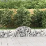 Coșuri gabion arcuite 8 buc, 200x50x40/60 cm, fier galvanizat