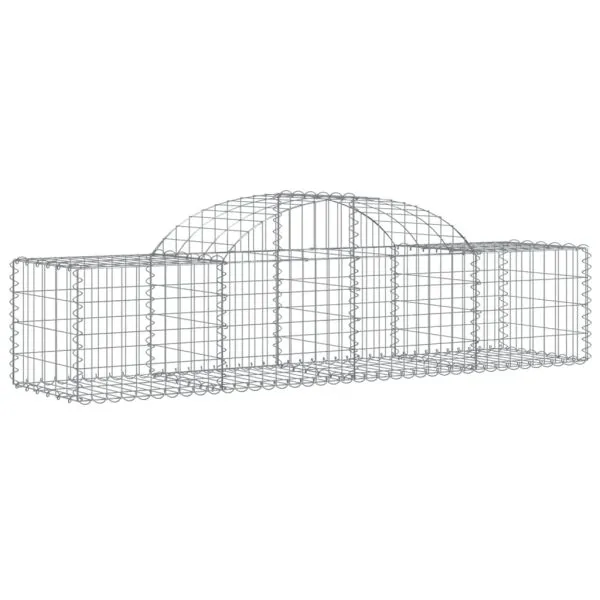 Coșuri gabion arcuite 13 buc, 200x50x40/60 cm, fier galvanizat