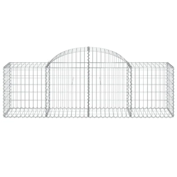 Coșuri gabion arcuite 13 buc, 200x50x60/80 cm, fier galvanizat