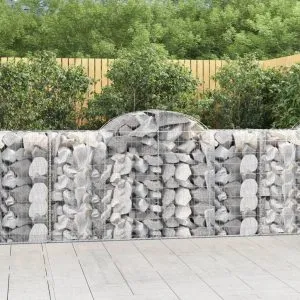 Coșuri gabion arcuite 12 buc