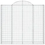 Coșuri gabion arcuite 13 buc, 200x50x180/200cm, fier galvanizat