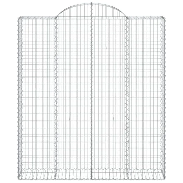 Coșuri gabion arcuite, 11 buc 200x50x220/240cm, fier galvanizat