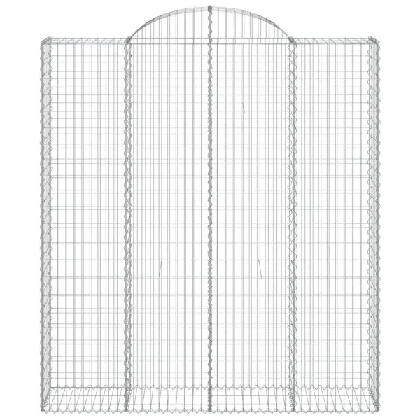 Coșuri gabion arcuite, 13 buc 200x50x220/240cm, fier galvanizat