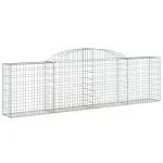 Coșuri gabion arcuite 3 buc., 300x30x80/100 cm, fier galvanizat