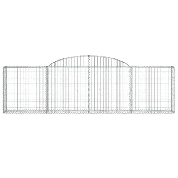 Coșuri gabion arcuite 11 buc, 300x30x80/100 cm, fier galvanizat