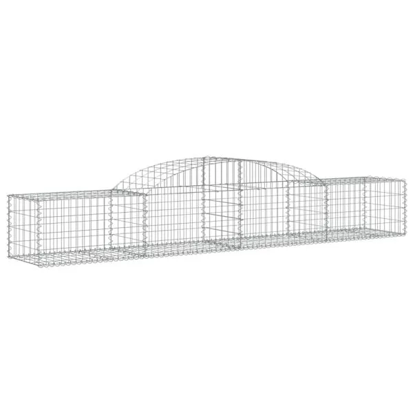 Coșuri gabion arcuite, 30 buc., 300x50x40/60cm, fier galvanizat
