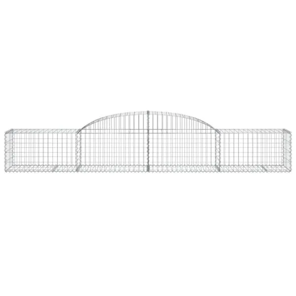 Coșuri gabion arcuite, 30 buc., 300x50x40/60cm, fier galvanizat