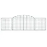 Coșuri gabion arcuite 13 buc, 300x50x80/100 cm, fier galvanizat