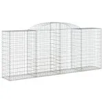 Coșuri gabion arcuite 13 buc. 300x50x120/140 cm fier galvanizat