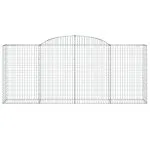 Coșuri gabion arcuite 13 buc. 300x50x120/140 cm fier galvanizat