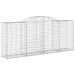 Coșuri gabion arcuite 17 buc. 300x50x120/140 cm fier galvanizat