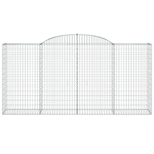 Coșuri gabion arcuite 4 buc. 300x50x140/160cm fier galvanizat
