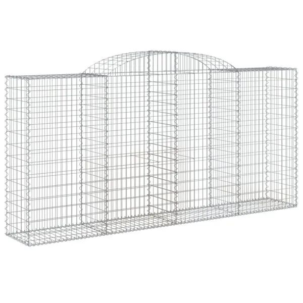 Coșuri gabion arcuite 30 buc, 300x50x140/160cm, fier galvanizat