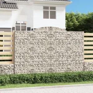 Coșuri gabion arcuite 4 buc. 300x50x200/220 cm