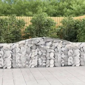 Coșuri gabion arcuite 15 buc