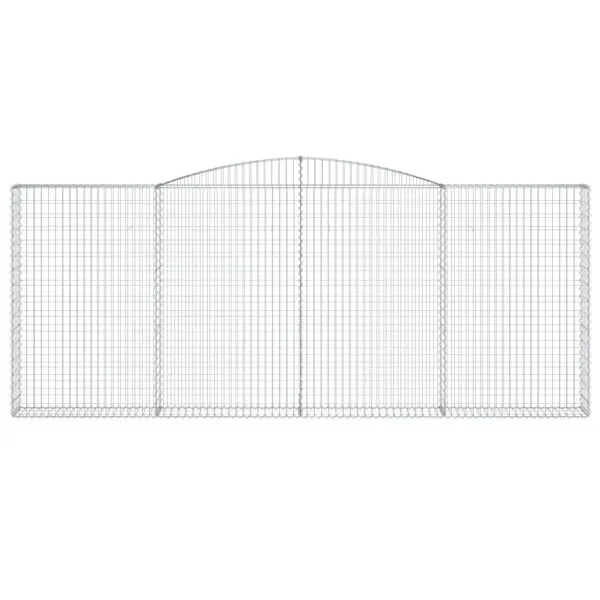 Coșuri gabion arcuite 7 buc. 400x30x160/180 cm fier galvanizat