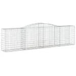 Coșuri gabion arcuite 25 buc, 400x50x100/120 cm fier galvanizat