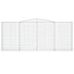 Coșuri gabion arcuite, 20 buc, 400x50x160/180cm fier galvanizat