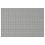 Pătură cu greutăți, gri, 120×180 cm, 9 kg, material textil