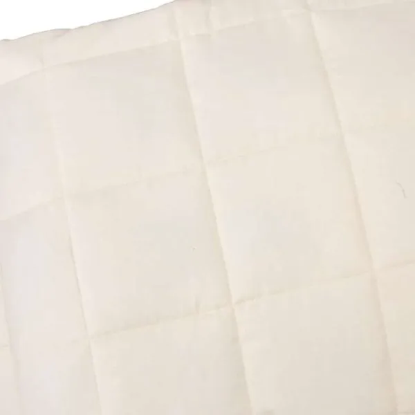 Pătură cu greutăți, crem deschis, 138×200 cm, 6 kg, textil