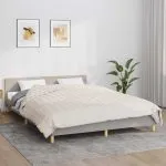 Pătură cu greutăți, crem deschis, 200×200 cm, 13 kg, textil