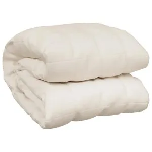 Pătură cu greutăți, crem deschis, 235×290 cm, 15 kg, textil