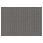 Pătură cu greutăți, gri, 155×220 cm, 7 kg, material textil