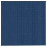 Pătură cu greutăți, albastru, 200×200 cm, 9 kg, material textil