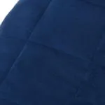 Pătură cu greutăți, albastru, 200×200 cm, 9 kg, material textil