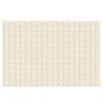 Pătură cu greutăți, crem deschis, 120×180 cm, 9 kg, textil