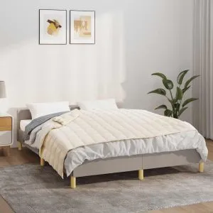 Pătură cu greutăți, crem deschis, 120×180 cm, 9 kg, textil