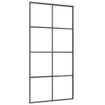 Ușă glisantă cu set feronerie 102,5×205 cm sticlă ESG/aluminiu